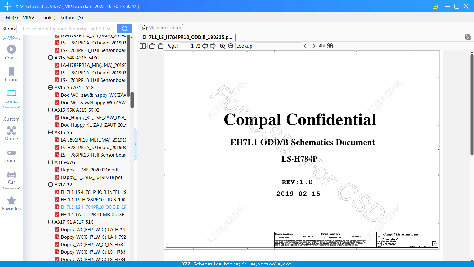 Laptop ACER EH7L1_LS_H784PR10_ODD.B_190215